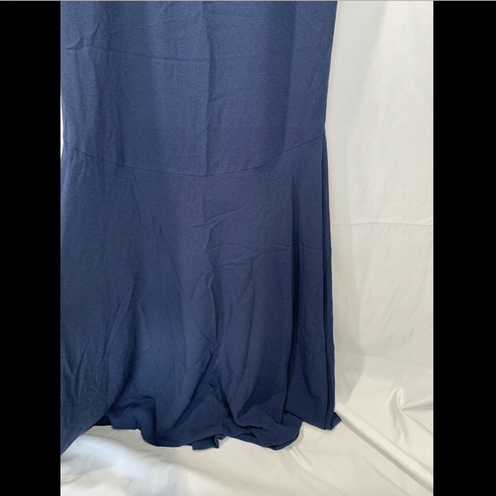 NWT $298 Dress the Population Eve Crepe Mermaid Gown Blue [‎ Large ] - Picture 4 of 8
